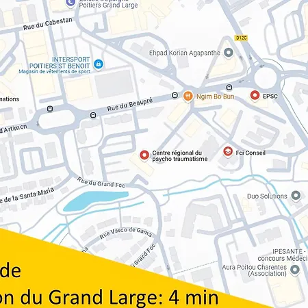 Le Delta - Centre Chu - Parking Prive - Netflix Poitiers